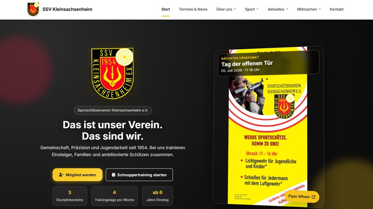 SSV Kleinsachsenheim Webseite